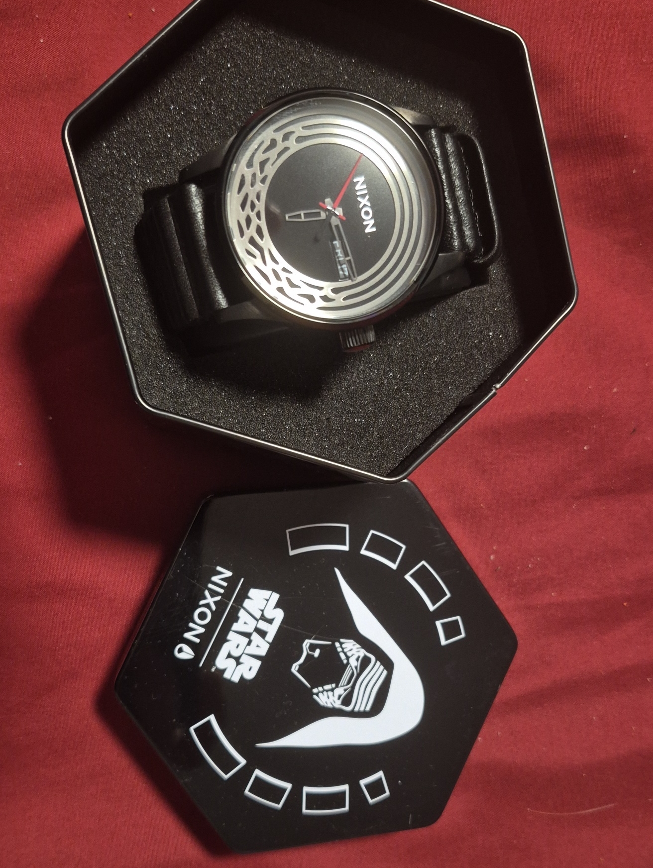 Nixon Black And Silver Star Wars Themed Wristwatch